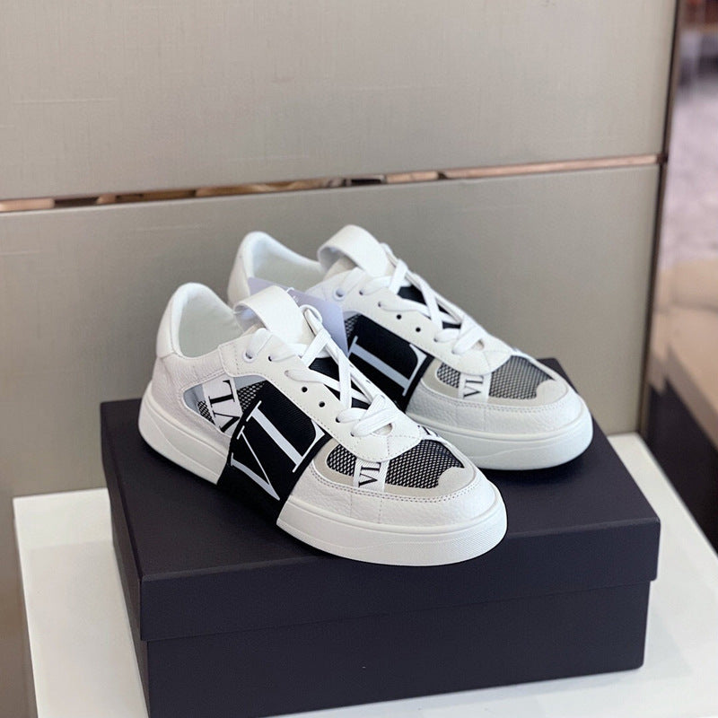 Men's Fashion Genuine Cowhide Board Comfortable Sports Sneakers