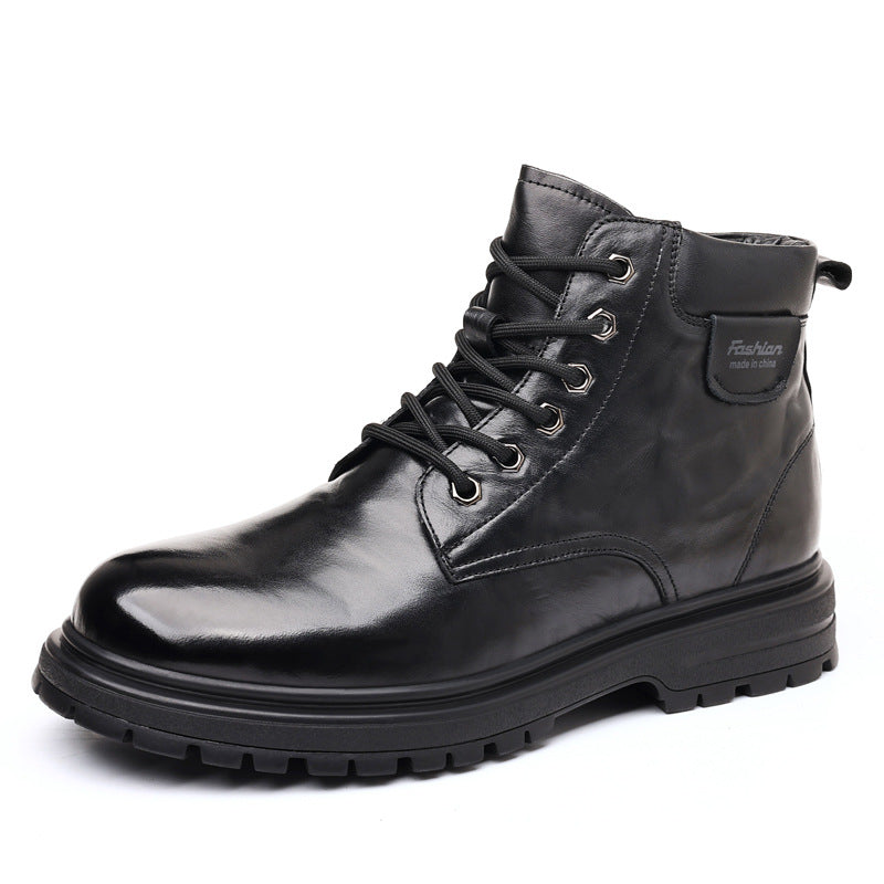 Men's Martin Winter Warm Wool Cotton Korean Men's Shoes