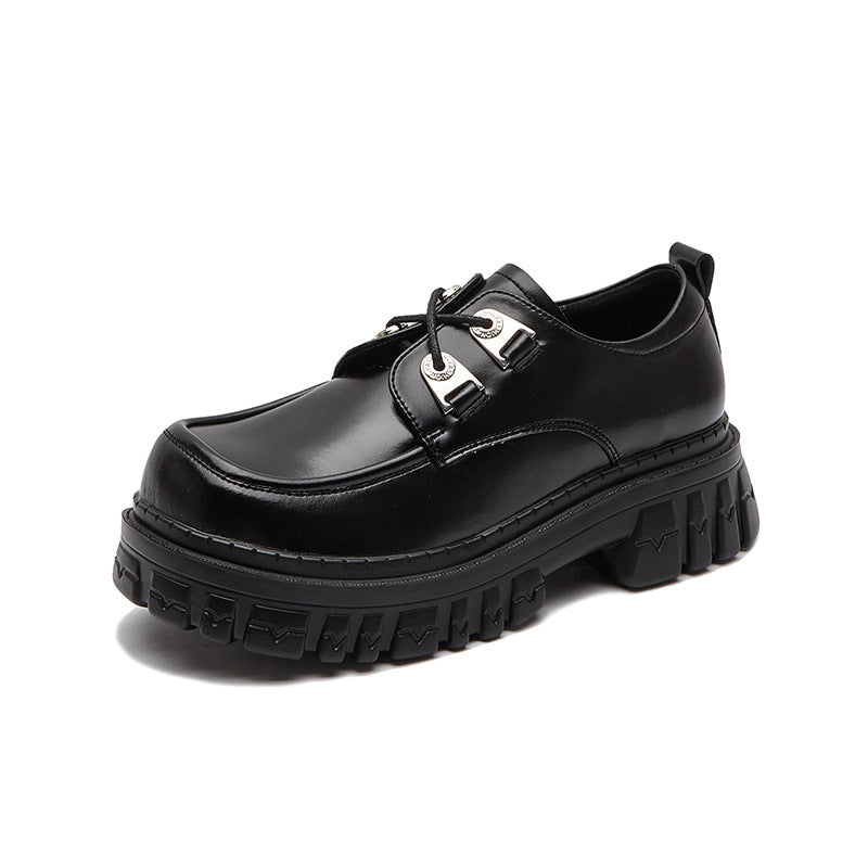 Women's Foot Beauty Power Genuine Platform Lace Leather Shoes