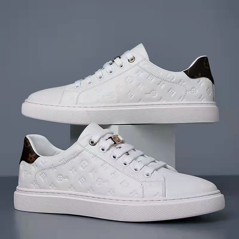 Men's Summer Breathable Slip-on Thick Bottom Flat Men's Board Shoes