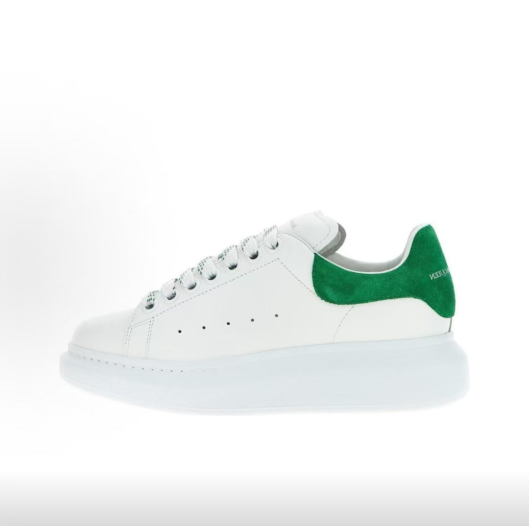 Women's & Men's White Classic Fashion Couple Hidden Platform Men's Board Shoes