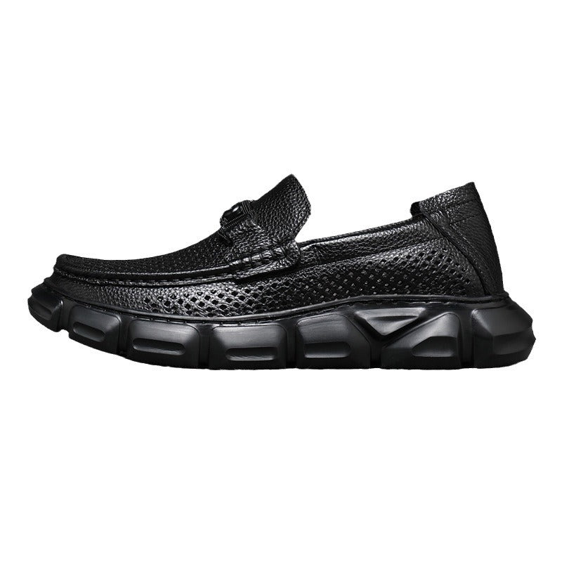 Men's Summer Breathable Hollow Soft Bottom Lazy Sandals