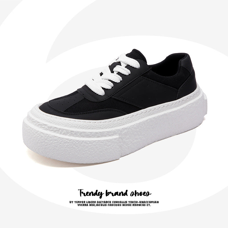 Trendy Height Increasing Leisure Bread Breathable Men's Board Shoes