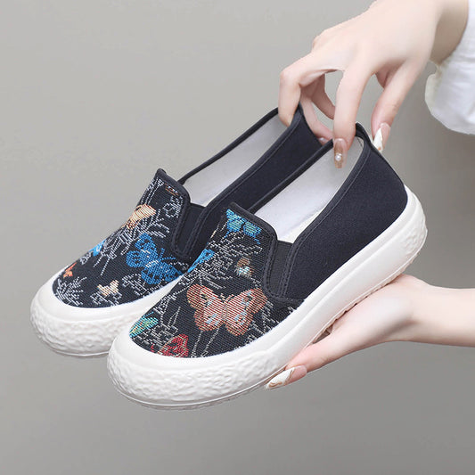 Women's Versatile Korean Style Breathable Platform Fashion Casual Shoes
