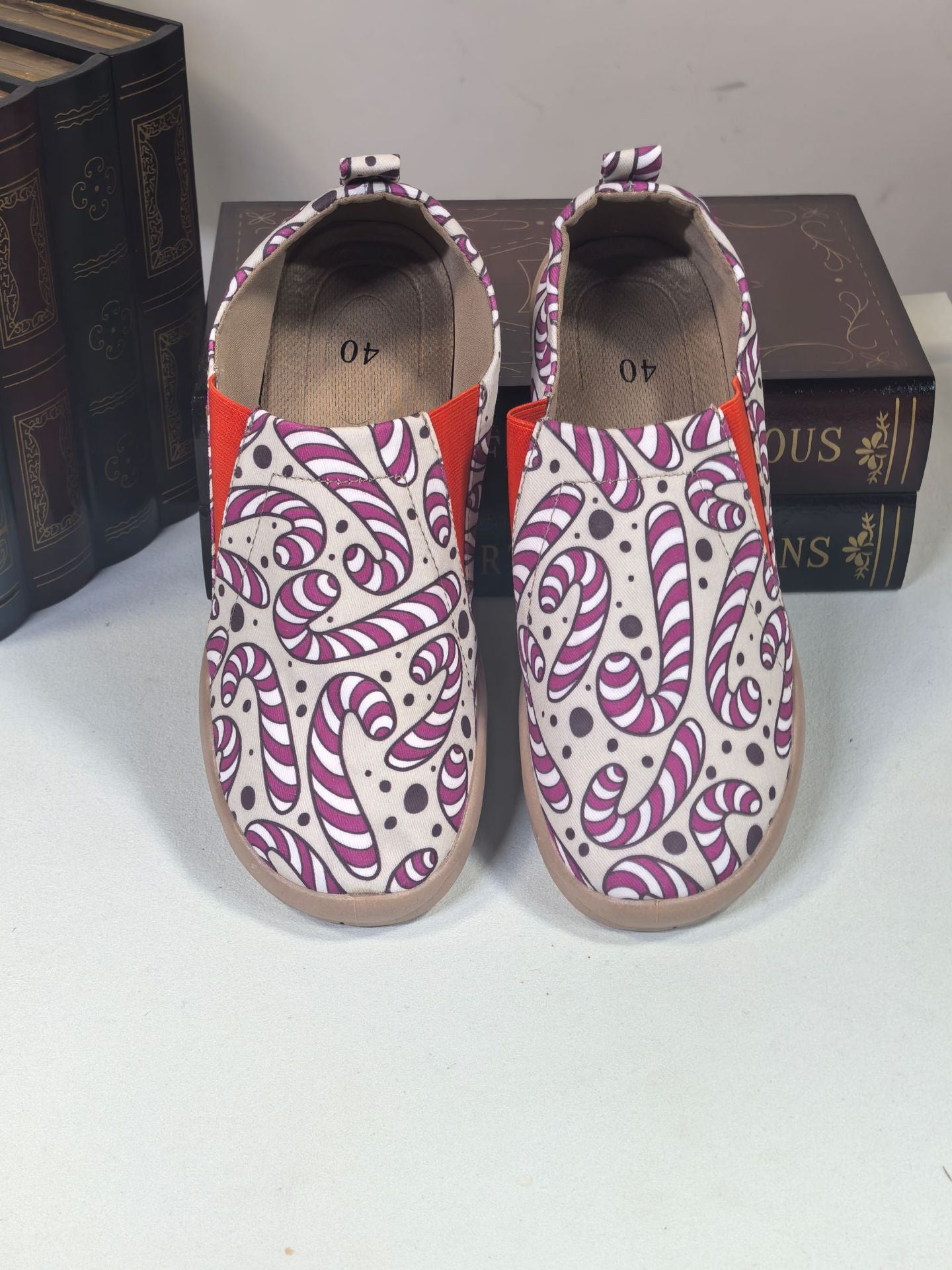 Women's Christmas Cloth Plus Size Comfortable Printed Casual Shoes