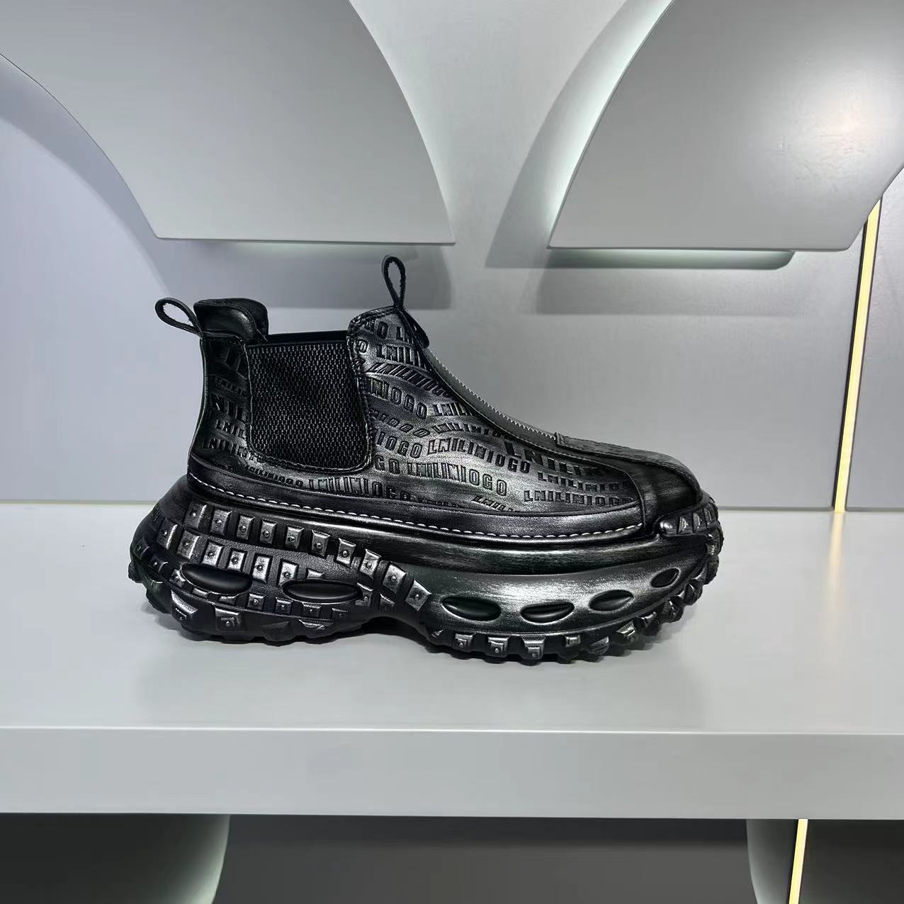 Men's Daddy Autumn Thick Bottom Fashion Height Casual Shoes