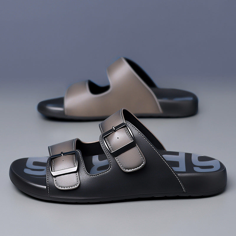 Men's Summer Fashionable Soft Bottom Business Outer Sandals