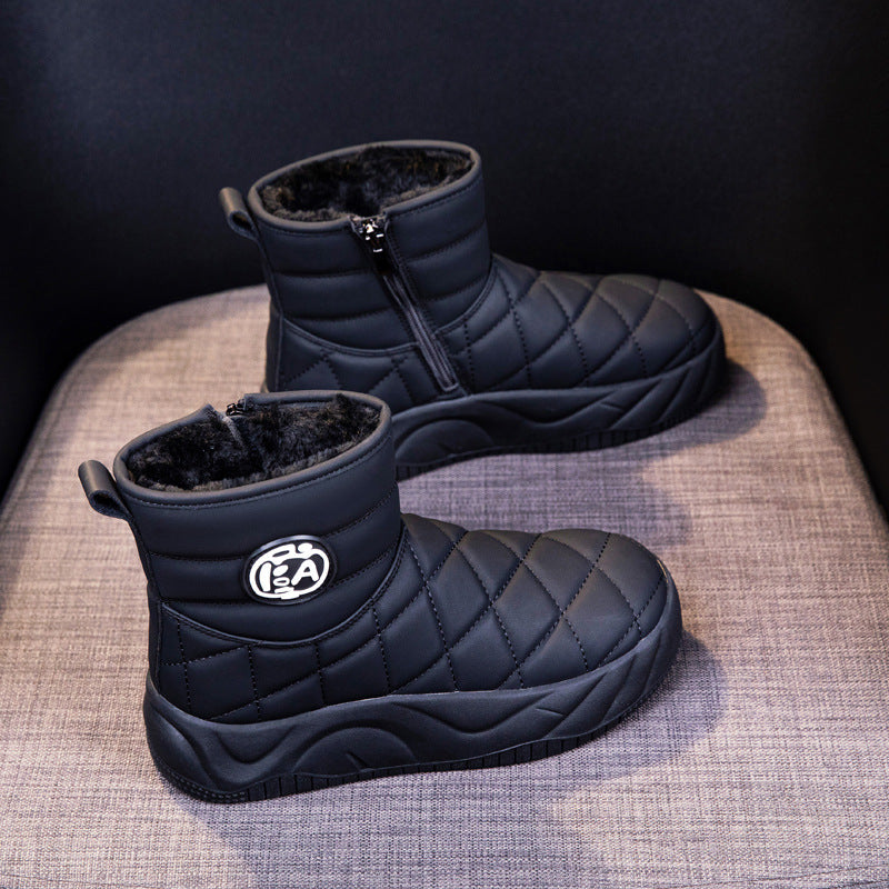 Women's Winter Plus Veet Warm Bread Northeast Boots