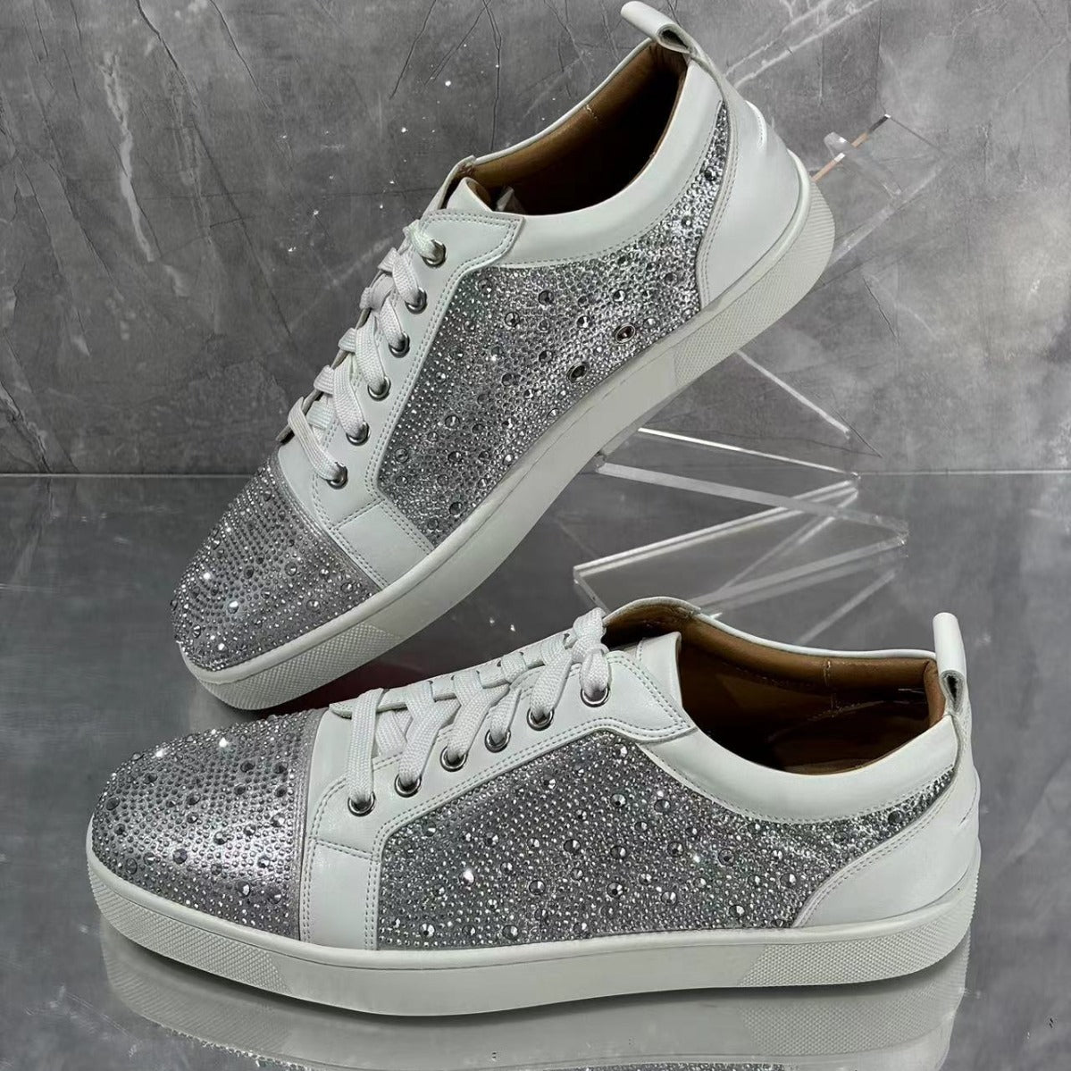 Men's Fashion Genuine Hair Stylist Pumps Leisure Sneakers