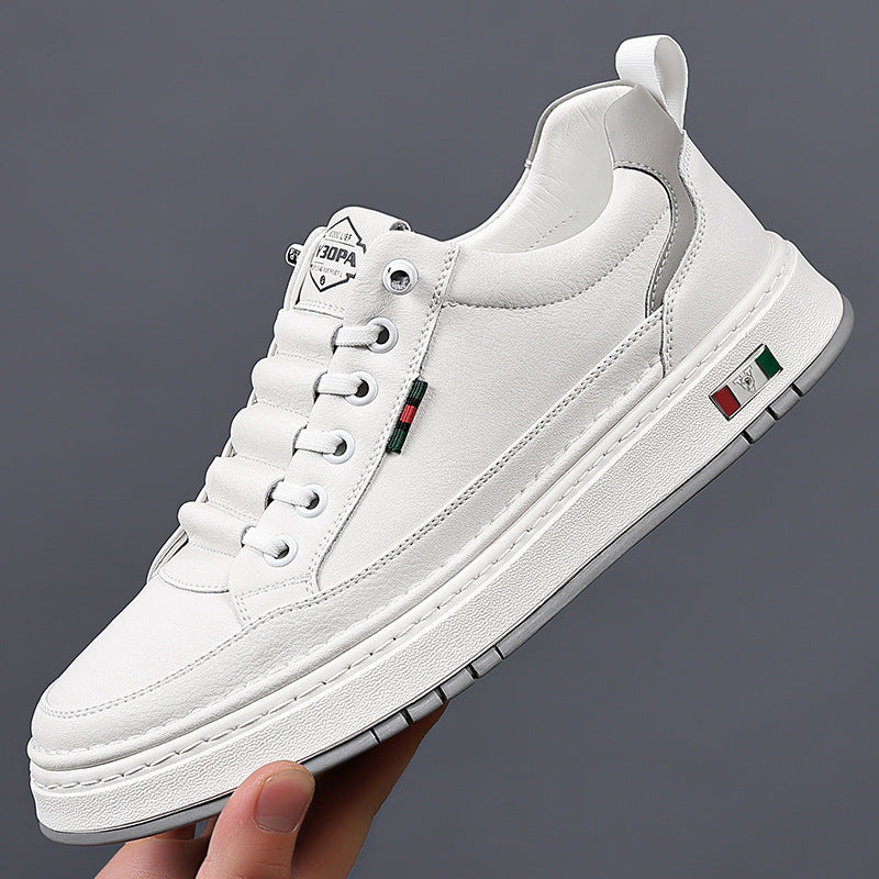 Men's Fashionable Breathable Sports Versatile Daily Commuter Leather Shoes