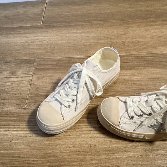 Women's Retro Distressed Little Dirty Leisure Sports Inner Casual Shoes