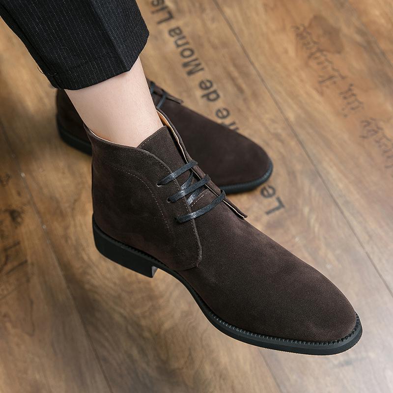 Men's Business Plus Size British Style Vintage Boots