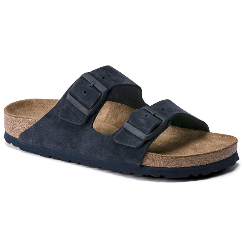 Quick Hair Two-word Genuine Cork Outdoor Sandals