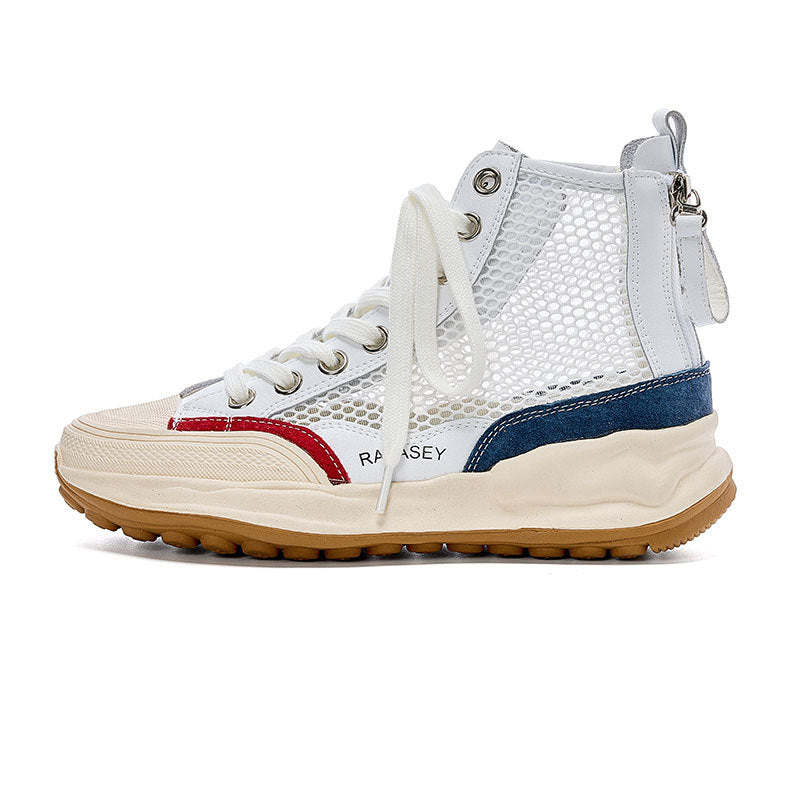 Women's Summer Mesh Board Platform Genuine Campus Casual Shoes