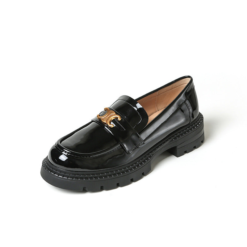Women's Small Spring Genuine England Style Triumph Door Latch Casual Shoes