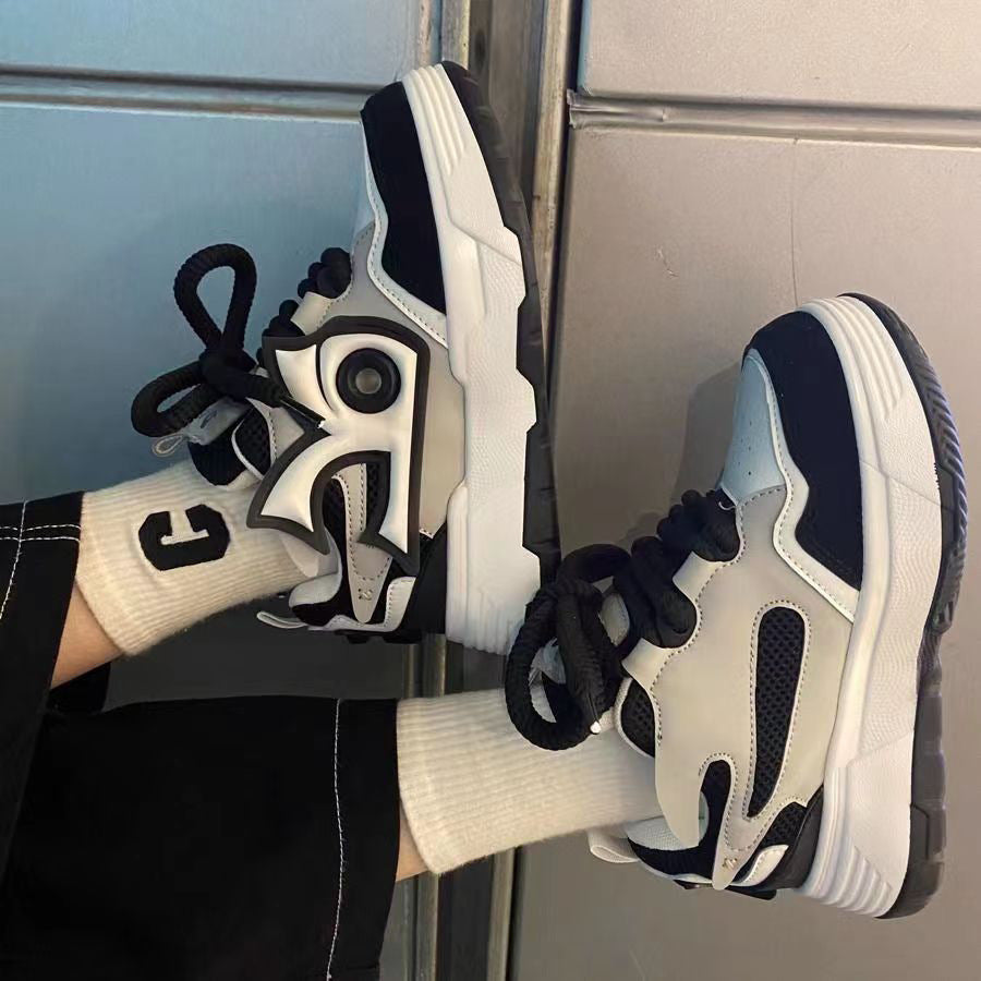 Women's & Men's Fashion Bread Design Raise The Bottom Dad Casual Shoes