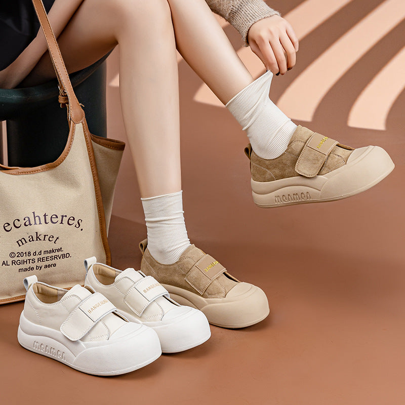Women's Size Bread Platform Magic Stick Big Casual Shoes