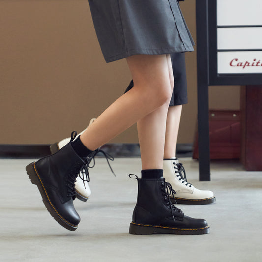 Women's Full Classic Short British Retro Soft Boots