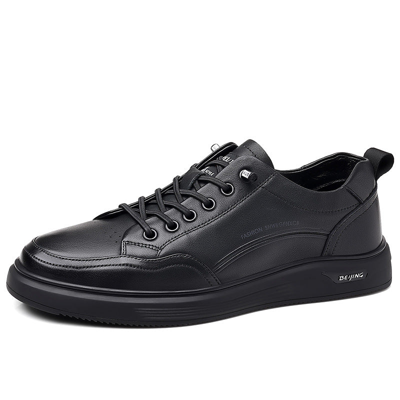 Men's Spring Comfortable Soft Bottom Handmade Trendy Leather Shoes