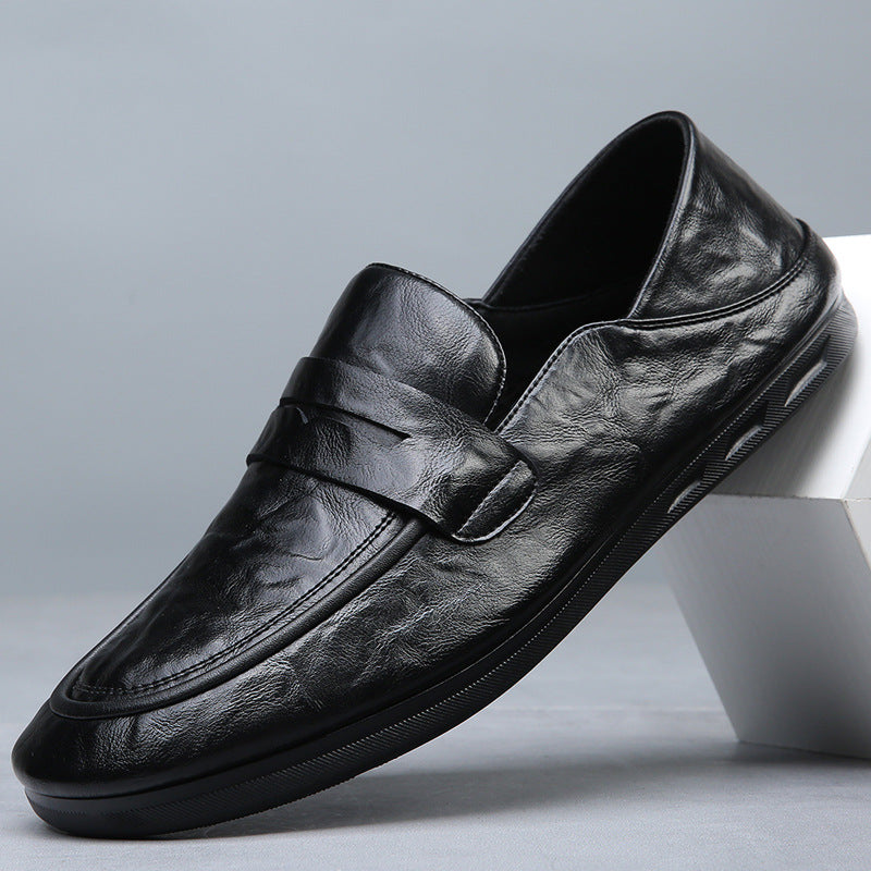 Men's Genuine Doug Trendy Korean Style Versatile Slip-on Men's Casual Shoes