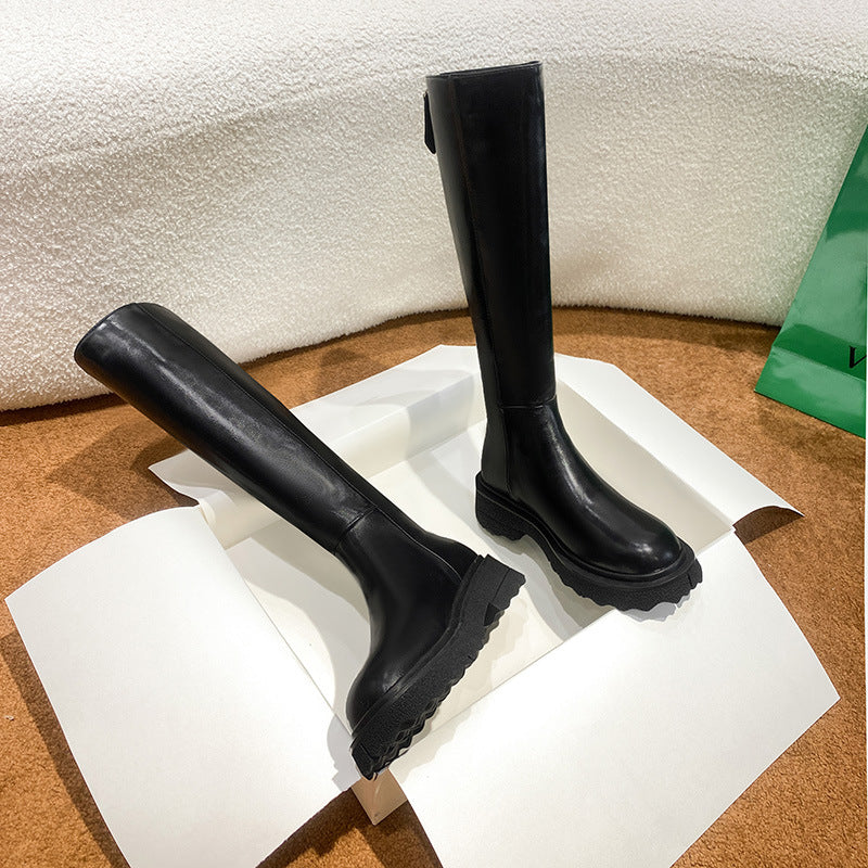 Women's Fashion High Leg Thick Bottom Knight Boots