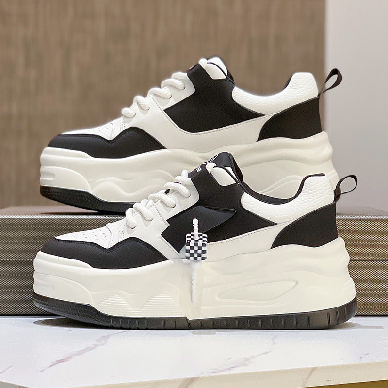 Women's Platform White Spring Minority Small Heighten Casual Shoes