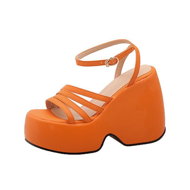Women's Platform Wedge Large Small Size Heels