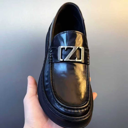 Men's Lazy Business Thick Bottom Genuine Breathable Loafers