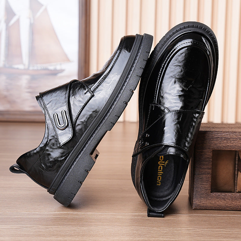 Men's Formal Wear Business Spring Lace Classic Leather Shoes