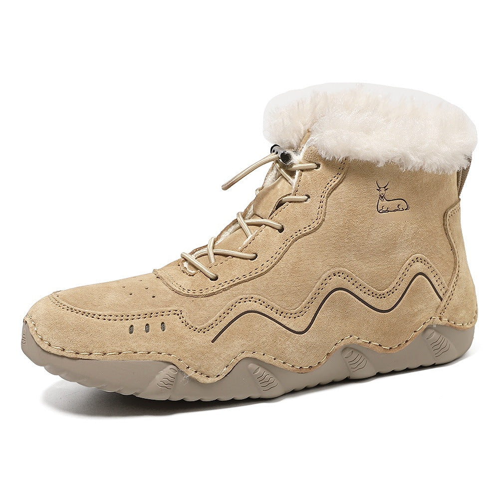 Women's Warm Martin Genuine Plus Size Cotton Women's Shoes