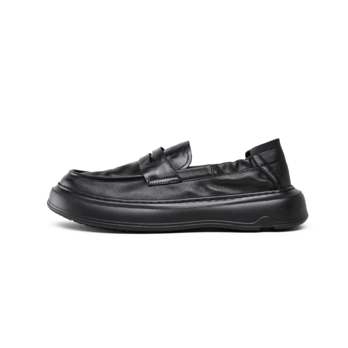 Men's First Layer Cowhide Soft Bottom Wild Loafers
