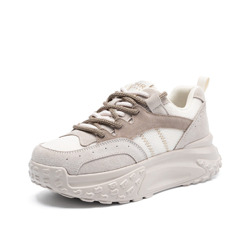 Women's Spring Thick-soled Small Elevator Wild Lightweight Casual Shoes