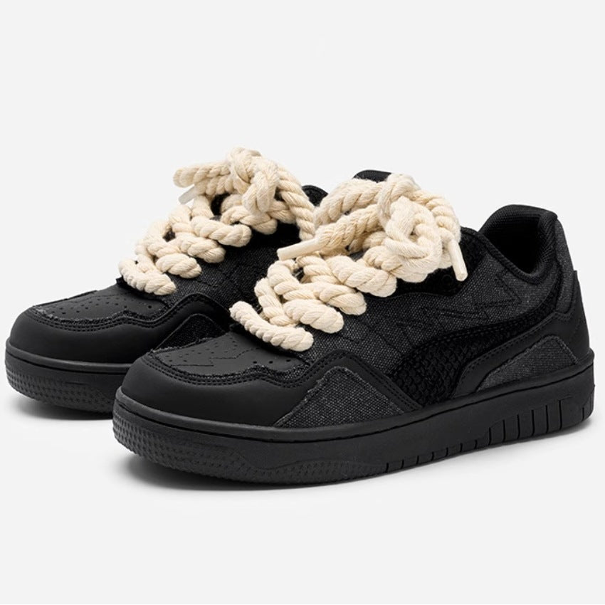 Women's & Men's Bread Skateboard Versatile Couples For Thick Sneakers