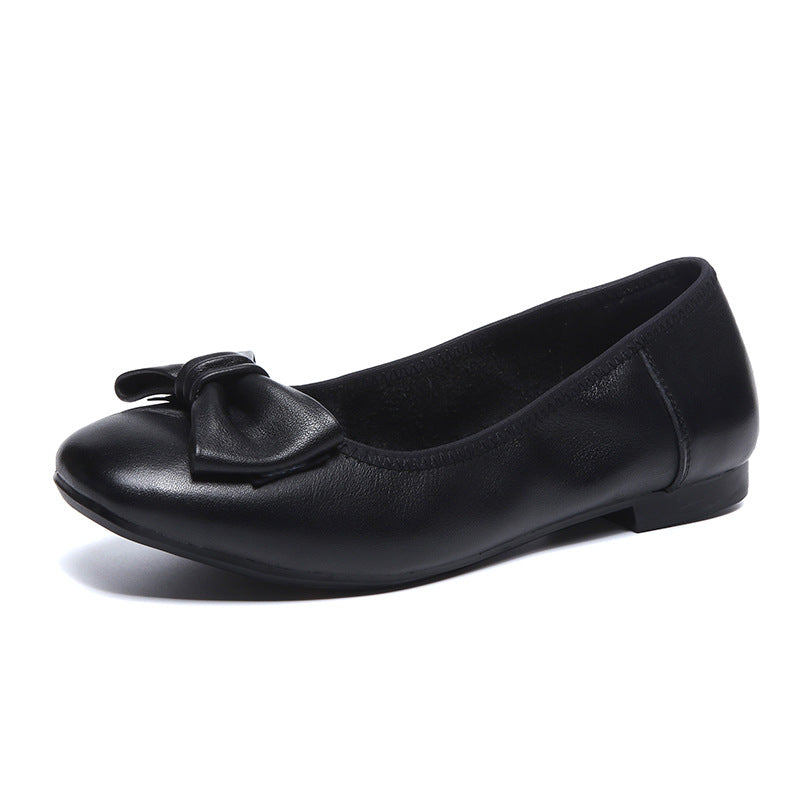 Women's Mouth Pumps Flat Soft Bottom Plus Casual Shoes