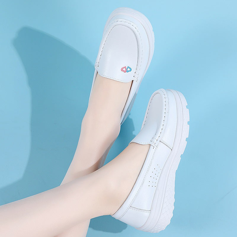 Women's Genuine Nurse Soft Bottom Cutout Breathable Casual Shoes