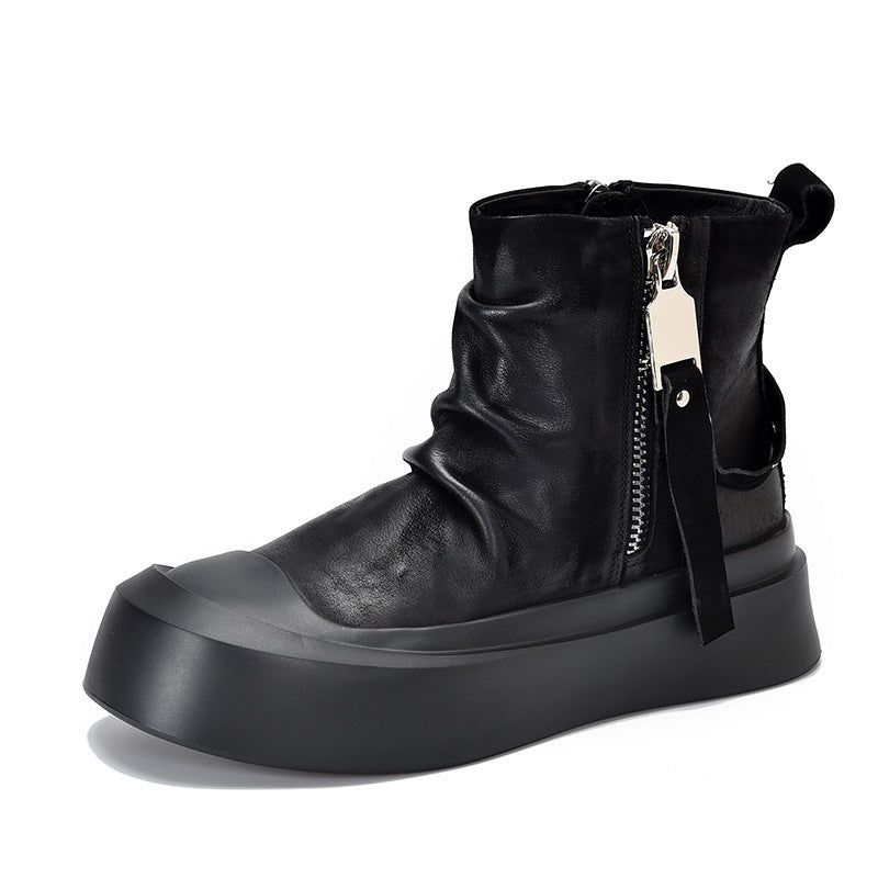 Activity Price Booties Handmade Single Pleated Boots