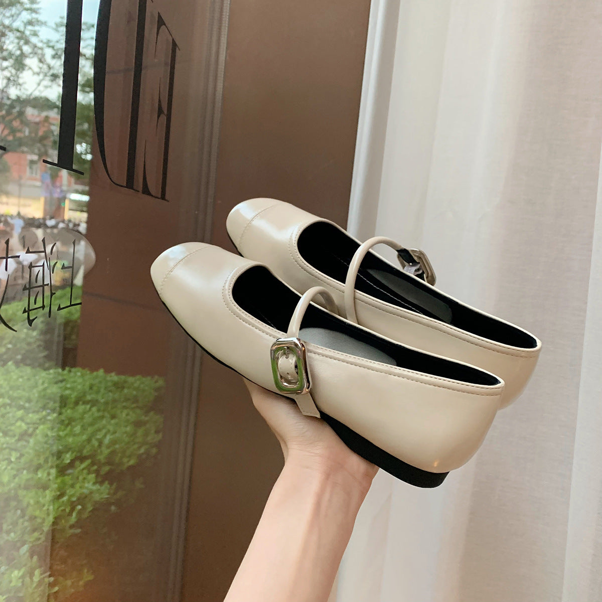 Women's Mouth Sier Small Flat Height Increasing Women's Shoes