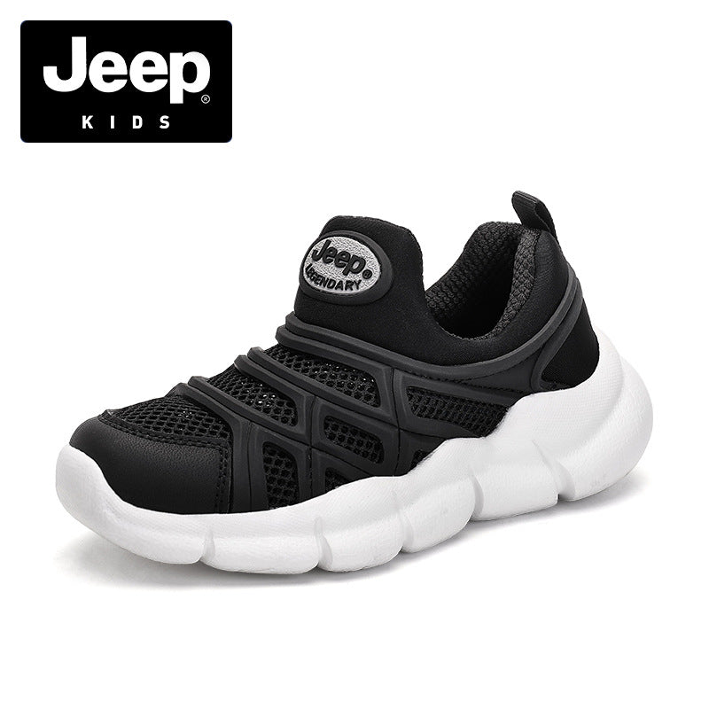 Children's Boy's Summer Hollow Breathable Caterpillar Leisure Kid's Sneakers