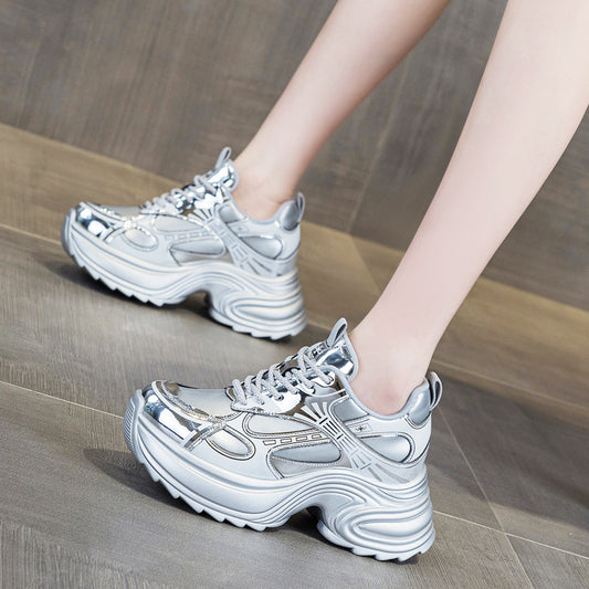 Women's Increasing Insole Light Running Outdoor Sports Casual Shoes