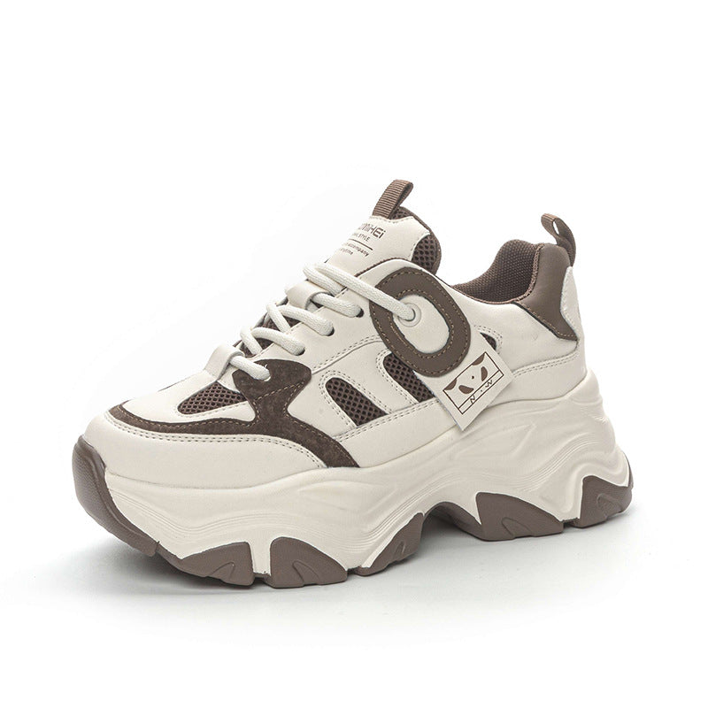 Women's Vibration Multifunctional Massage Walking Spring Genuine Women's Shoes