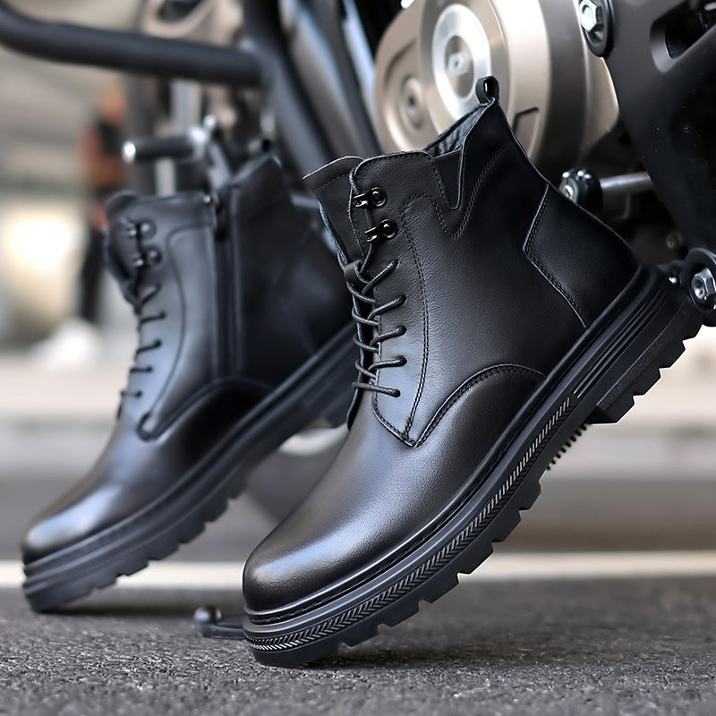 Men's Martin Tooling British Style First Layer Boots