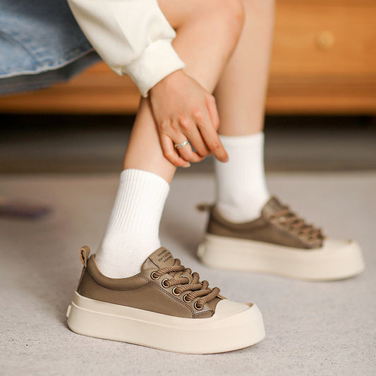 Sports Thick-soled Retro Flat Bottom Ugly Casual Shoes