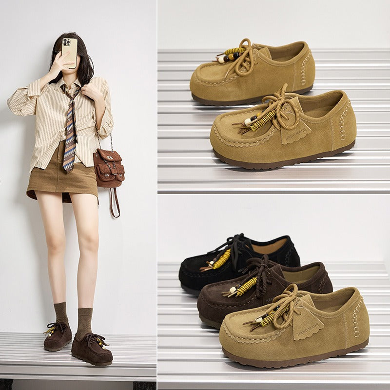 Women's Height Increasing Insole All-inclusive Autumn Kangaroo Women's Casual Shoes