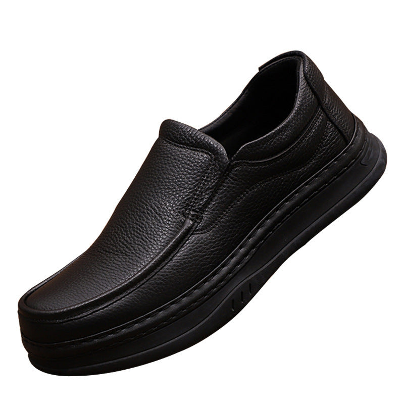 Men's Online Pumps First Layer Cowhide Soft Comfortable Men's Casual Shoes