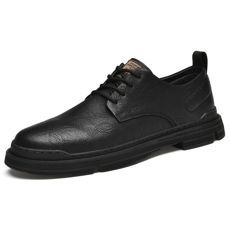 Men's Korean Style Versatile Black Spring Outdoor Men's Casual Shoes