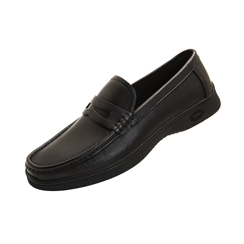 Men's Spring Light Soft Comfortable Slip-on Leather Shoes