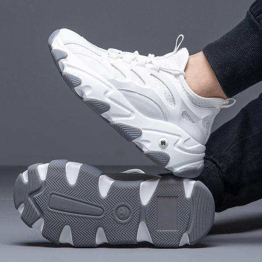 Men's Mesh Ice Silk Breathable Thick Bottom Sneakers