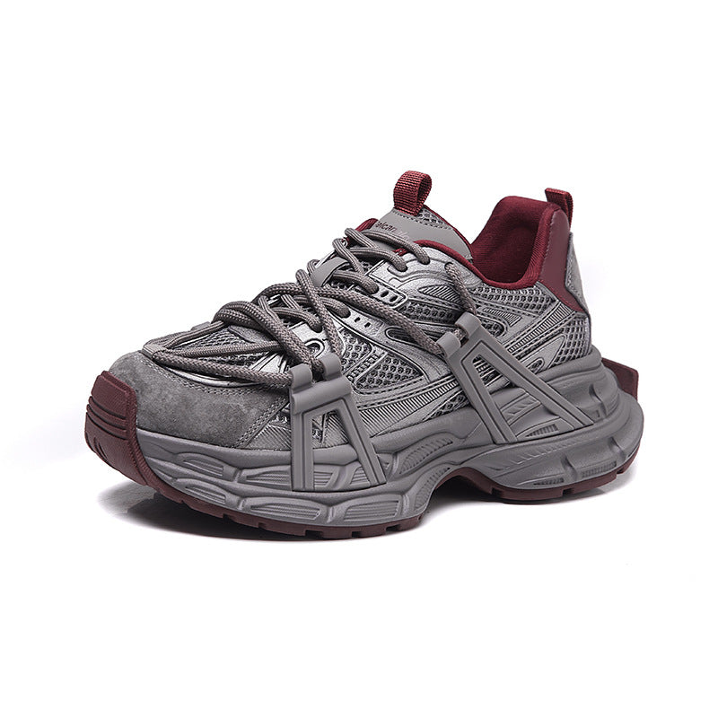 Women's Platform Dad Autumn Korean Breathable Mesh Outdoor Women's Sports Shoes
