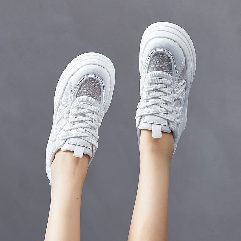 Women's Summer Mesh Breathable Democratic Sports Skate Sneakers