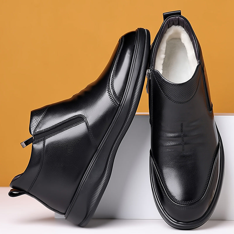 Men's Winter Cotton Dad Wool Warm Real Men's Shoes